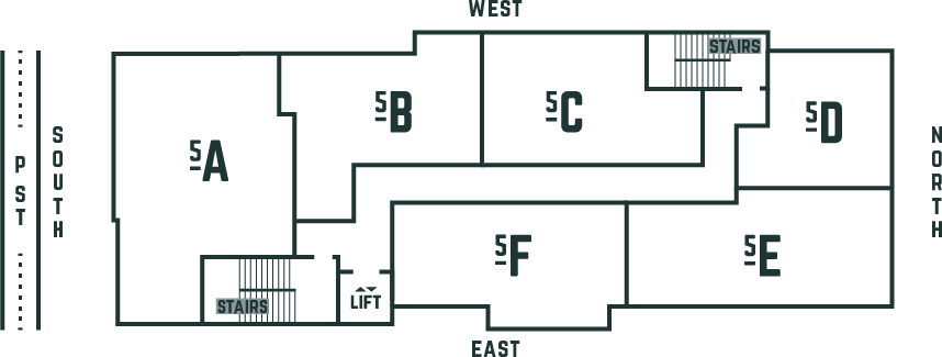 Floor 5 Layout